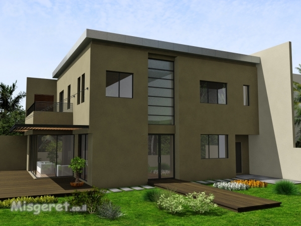 בית פרטי, חזית צד