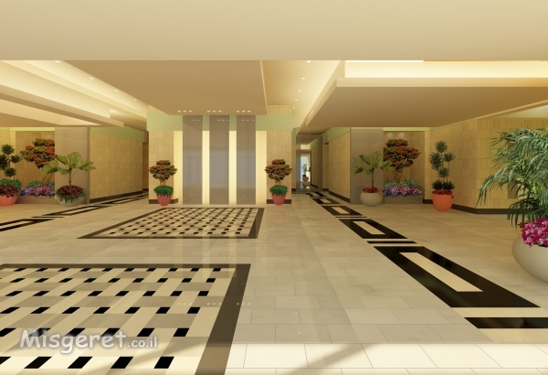 לובי כניסה בנין מגורים