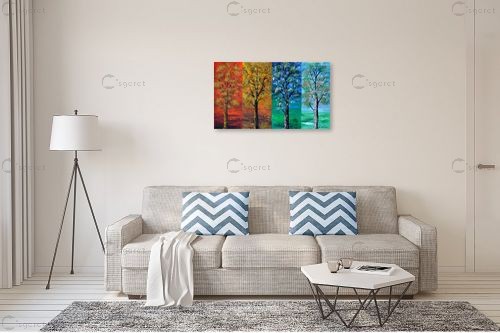 ארבעת העונות 2 – רוני רות פלמר | תמונה לקיר בסגנון מודרני