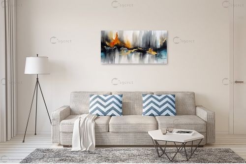 התפרצות – יובל אמיר | תמונה לקיר בסגנון מופשט