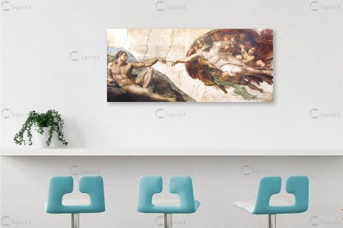 בריאת האדם מיכאלאנג'לו – מיכלאנג'לו בואונרוטי | תמונה לקיר