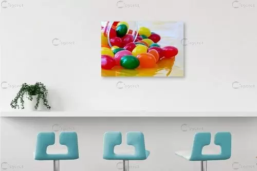 סוכריות צבעוניות 1 - אורלי גור - תמונות תקריב מאקרו  - מק''ט: 149422