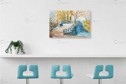 דרך הביתה – שולי חיימזון | תמונה לקיר בסגנון כפרי