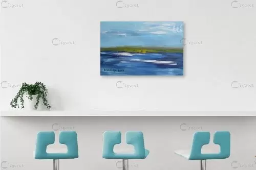 זריחה - ורד אופיר - תמונות ים ושמים לסלון  - מק''ט: 301690