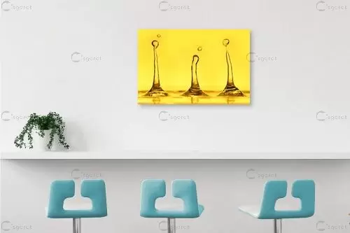 שלושת הטיפות – קובי פרידמן | תמונה לקיר בסגנון מודרני