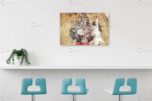 ריקוד בפריז – Artpicked | תמונה לקיר בסגנון מודרני