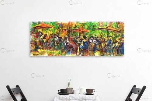 בית הקפה בחוף פרישמן – בן רוטמן | תמונה לקיר