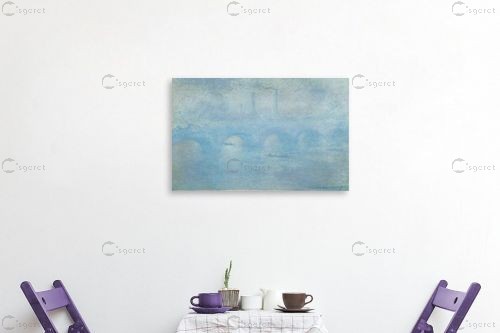 Claude Monet 083 - קלוד מונה - תמונות לסלון רגוע ונעים אקספרסיוניזם מופשט  - מק''ט: 115844