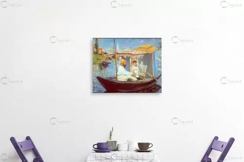 Édouard Manet 011 - אדואר מנה - סגנון אימפרסיוניסטי  - מק''ט: 131650