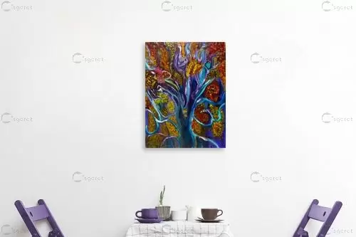 עץ הדעת - אסתר חן-ברזילי - ציורי שמן  - מק''ט: 306211