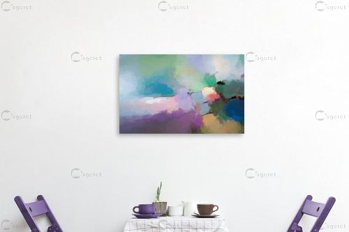 סתיו - איש גורדון - תמונות לסלון מודרני אבסטרקט בצבעי מים  - מק''ט: 320143