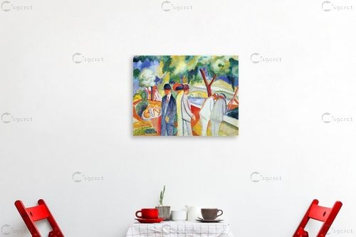 August Macke 067 – אוגוסט מקה | תמונה לקיר