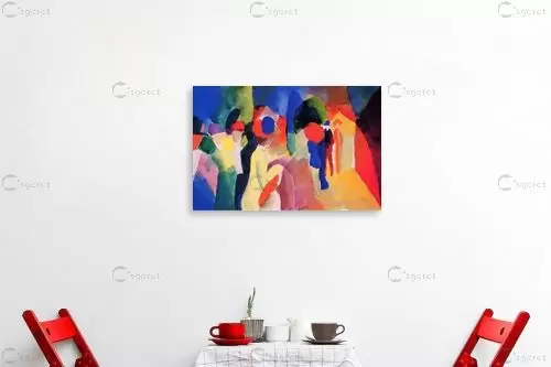 August Macke 105 – אוגוסט מקה | תמונה לקיר