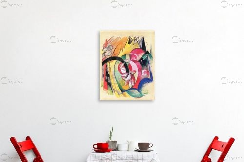 Franz Mark 007 – מרק פרנץ | תמונה לקיר