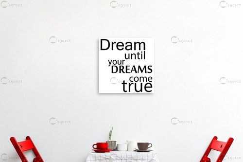 Dream until true – מסגרת עיצובים | תמונה לקיר בסגנון מודרני
