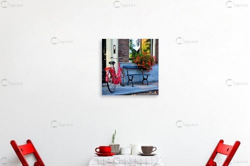 פינה שלווה – אורית גפני | תמונה לקיר בסגנון כפרי