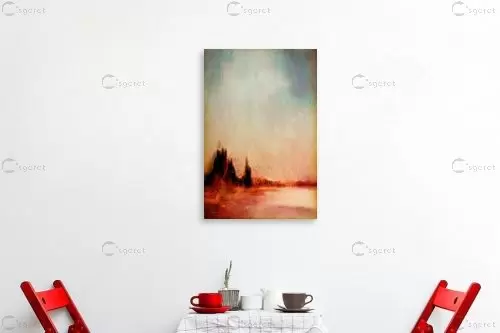 צוקי מדבר - איש גורדון - תמונות רומנטיות לחדר שינה נוף וטבע מופשט  - מק''ט: 318991