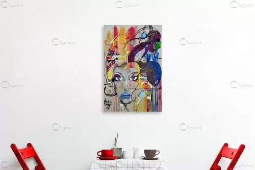 פנלופה - Artpicked - תמונות אורבניות לסלון אומנות רחוב גרפיטי ציורי קיר  - מק''ט: 329727