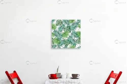 עלים בירוק – Artpicked | תמונה לקיר בסגנון מודרני