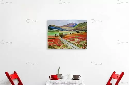 תחילת האביב – נטליה ברברניק | תמונה לקיר בסגנון כפרי