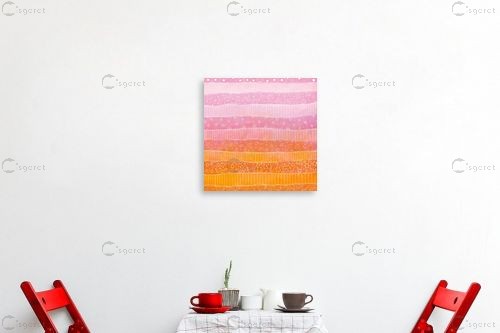 pink and orange dream – ורדה ליבני | תמונה לקיר בסגנון מודרני