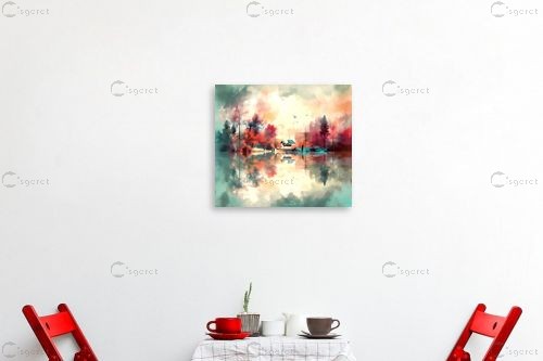 כפר בנהר – יניב גרינברג | תמונה לקיר בסגנון מודרני