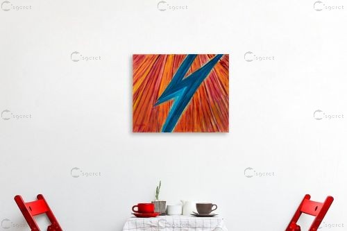 ברק – אסתר חן-ברזילי | תמונה לקיר בסגנון מופשט