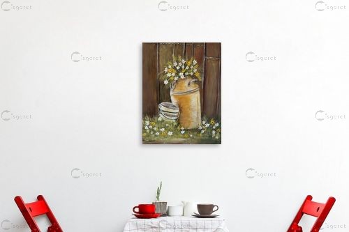 טבע באגרטל – חבצלת איזנברג | תמונה לקיר בסגנון כפרי