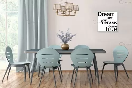 Dream until true – מסגרת עיצובים | תמונה לקיר בסגנון מודרני