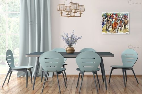 התחרות – בן רוטמן | תמונה לקיר בסגנון מודרני