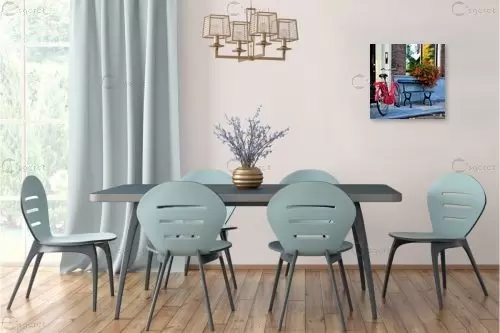 פינה שלווה – אורית גפני | תמונה לקיר בסגנון כפרי