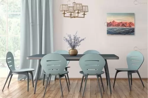 הרים וים – אילה ארויו | תמונה לקיר בסגנון מודרני