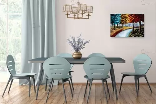 היער הקסום – מזל בוכריס | תמונה לקיר בסגנון כפרי