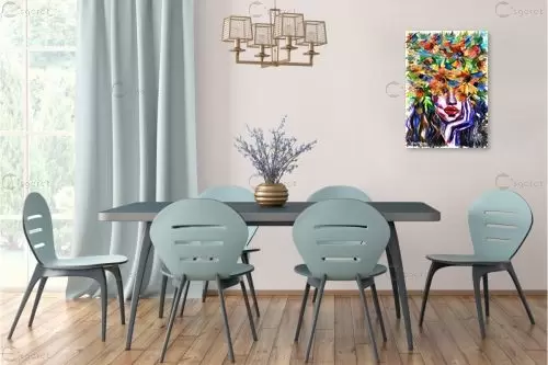 חשיבה פורחת – בן רוטמן | תמונה לקיר בסגנון מופשט