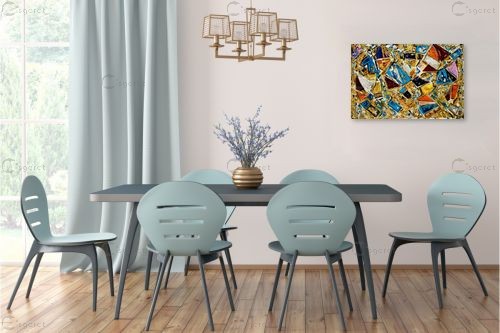 יהלומים קסומים – בני עדות | תמונה לקיר בסגנון מודרני