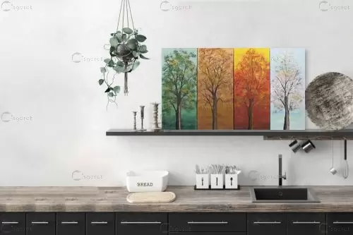 ארבע העונות 1 – רוני רות פלמר | תמונה לקיר בסגנון מודרני