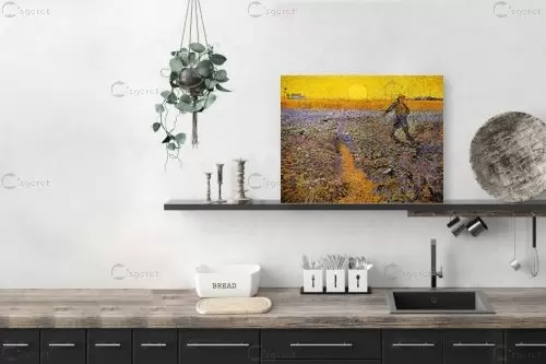 sower at sunset   – וינסנט ואן גוך | תמונה לקיר