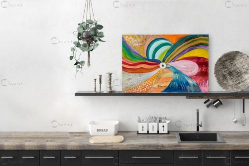 דרכי חיים – אסתר חן-ברזילי | תמונה לקיר בסגנון מודרני