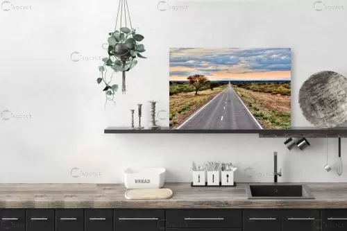 הדרך ארוכה – מתן הירש | תמונה לקיר בסגנון מודרני