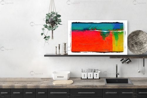 אופק אדום – איש גורדון | תמונה לקיר בסגנון מודרני