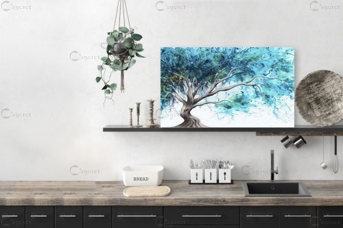 #0015 עץ מרהיב ציור שמן – Clara Zack | תמונה לקיר בסגנון מודרני