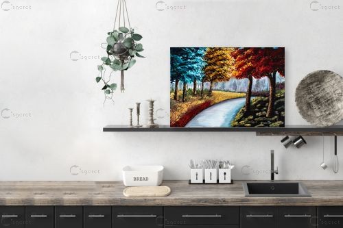 היער הקסום – מזל בוכריס | תמונה לקיר בסגנון כפרי