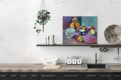 Dishes &amp; Fruit – אנרי מאטיס | תמונה לקיר