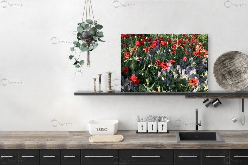 זר פרחים הבאתי לך – אורי לינסקיל | תמונה לקיר בסגנון כפרי