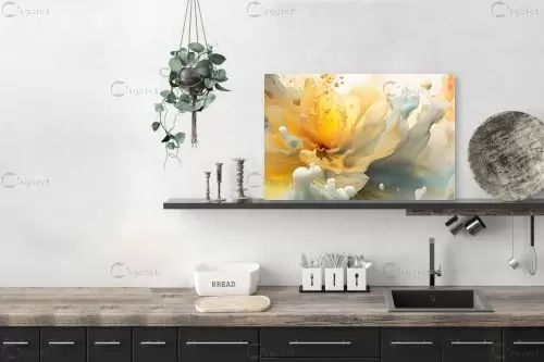 התפרצות – יצחק פוגל | תמונה לקיר בסגנון מופשט