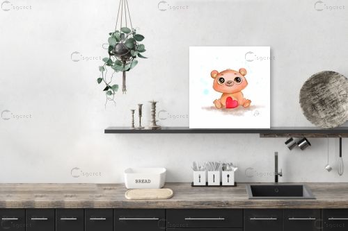 דובי קטן - מעין שרעבי - תמונות לחדרי ילדים חדרי ילדים  - מק''ט: 457187
