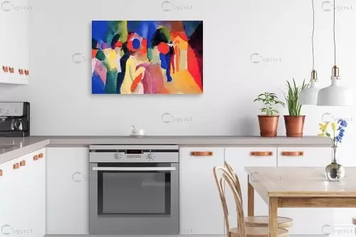 August Macke 105 – אוגוסט מקה | תמונה לקיר