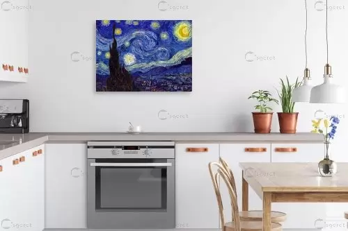 ליל כוכבים Starry night – וינסנט ואן גוך | תמונה לקיר בסגנון קלאסי