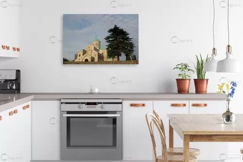 על ראש הגבעה – דן ששתיאל | תמונה לקיר בסגנון קלאסי