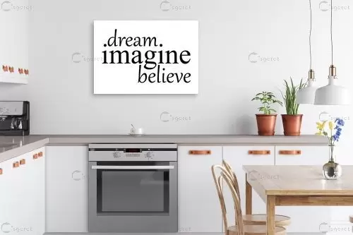 Dream imagine – מסגרת עיצובים | תמונה לקיר בסגנון מודרני